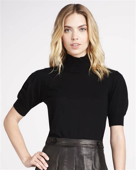 burberry london short sleeve turtleneck sweater|Designer Knitwear For Women .